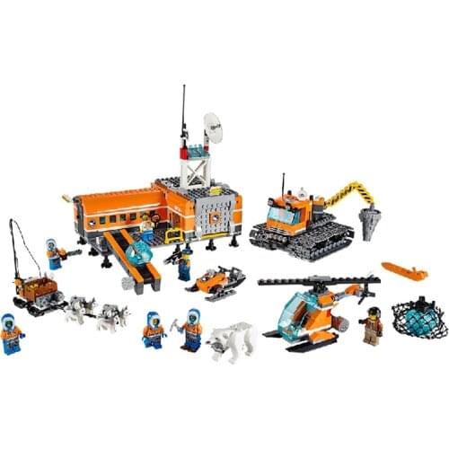 10442 City Series Polar Expedition Arctic Camping Base 60036 Building Block Toy Gifts