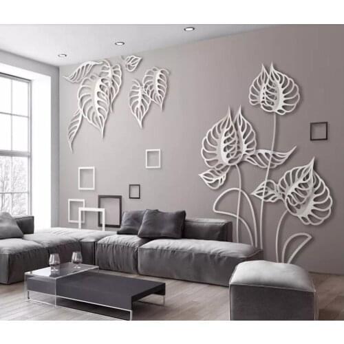 Beibehang Custom photo wallpaper mural 3d modern minimalist line TV background wall papers home decor papel de parede infantil