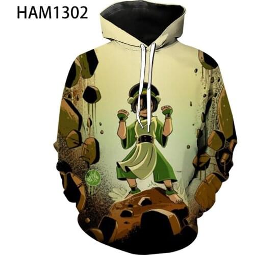 Avatar new fashion Hoodie Boys Girls Animation 3D printing classic hip hop Sweatshirt spring summer Pullover long sleeve