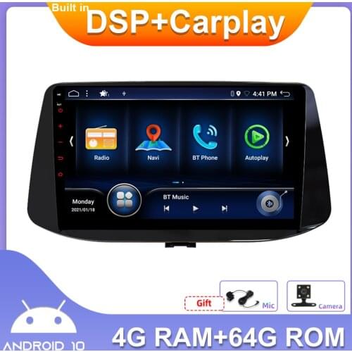 AC8257 Octa Core For Hyundai i30 2017-2018 Car Radio Multimedia Video Player Navigation GPS 2 din Android 10 Carplay DSP 4G+64G