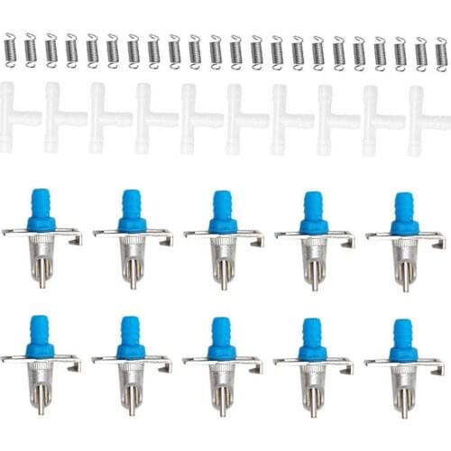 10PCS Rabbit Automatic Nipple Water Feeder For Rodents Waterer Rabbit Nipple Drinking Tools Drinkers For Rabbits
