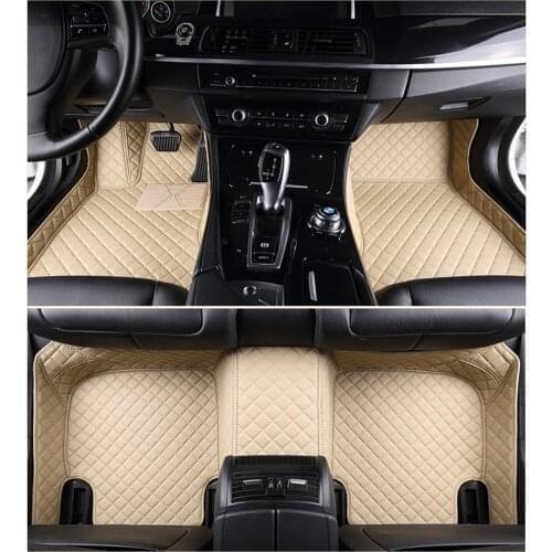 Car Floor Mats For Lexus RC 2018 2017 2016 Artificial Leather Waterproof Carpets Rugs Custom Auto Styling Accessories Interior