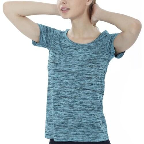 Quick Dry Professional Sports T Shirt Yoga Fitness Running Jogging Sweat Breathable Exercises Short Sleeve Running T-shirt 2021