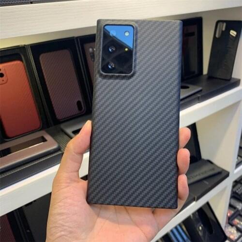 Carbon Fiber Case for Samsung Galaxy Note 20 Plus Ultra S20 PLUS Phone Shell
