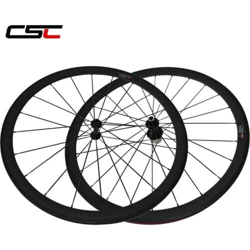 CSC Carbon Road Wheels 38mm 50mm 60mm 88mm Tubular Clincher Carbon Aero Wheel U Shape R13 Hub CN or SAPIM CX-RAY CX RAY Spokes
