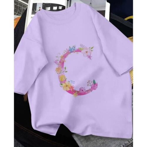 Purple Color Summer Short Sleeve Kids T Shirt For Boy 2021 New Cartoon Casual TShirts For Girls Tops Plant T Shirt Child Clothes