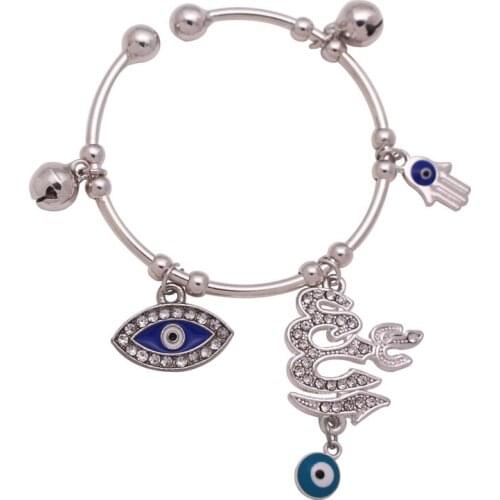 Muslim turkey evil eye Allah copper baby child Bracelets