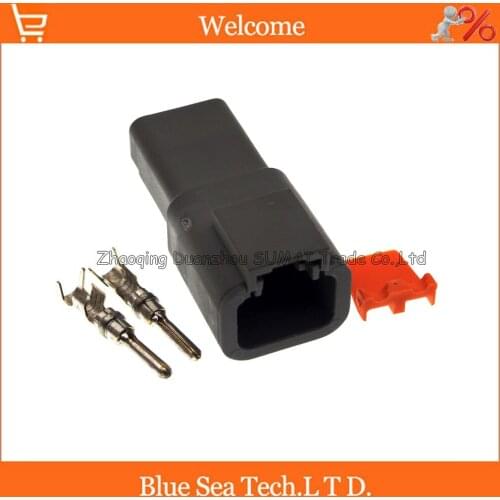 Deutsch DTP04-2P male 2Pin heavy truck/car fittings plug/Spot light control harness plug for DEUTSCH Benz ect.car
