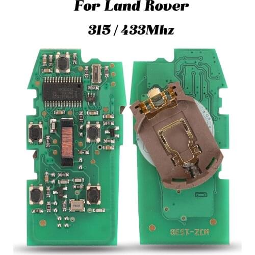 Jingyuqin 5 Buttons 315/433Mhz Remote Smart Car Key Circuit Board Fob For Land Rover Freelander 2 3 LR2 Sport Replacement