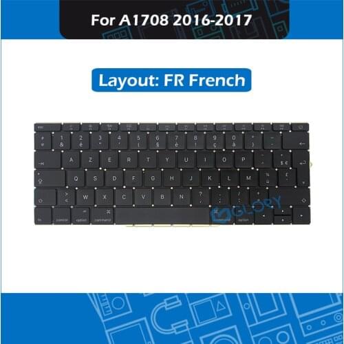 New A1708 FR French Keyboard For Macbook Pro Retina 13" A1708 keyboard Replacement 2016 2017