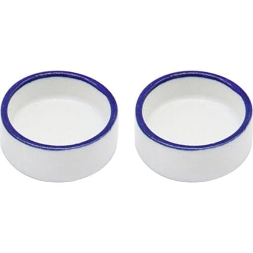 Reptile Bowl Spider Water Dish Round Food Bowl Ceramic Escape Proof Feeder for Small Medium Size Pet Tortoise Lizard