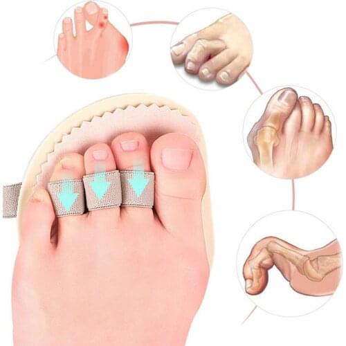 Toe Pad Multifunctional Elastic Soft Overlap Toe Treatment Separator for Adult