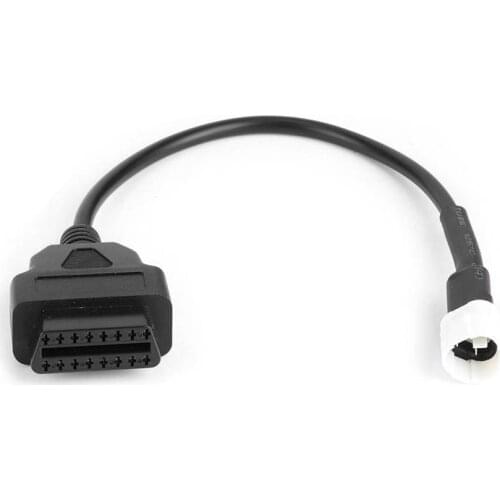 Motorcycle Scanner Cable 3 Pin to OBD2 Fault Code Scanner Motorcycle Diagnostic Cable Fit for Yamaha X-MAX N-MAX MT-125