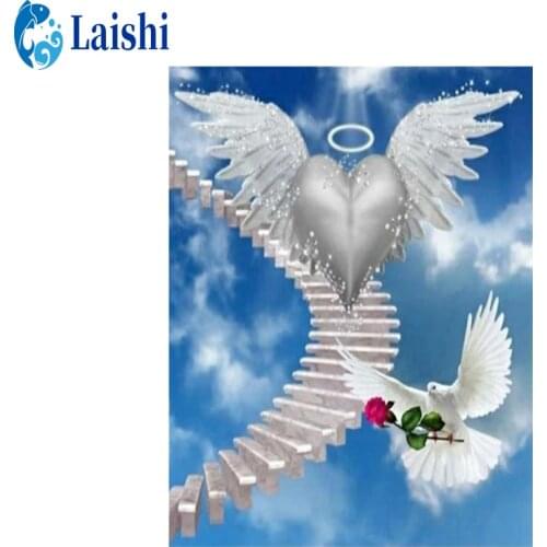 5D DIY Abstract peace dove Diamond Painting Rhinestone Embroidery Cross Stitch Kit Mosaic Diamond Art Home Decoration pictures