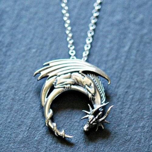 Personalized Retro Song Of Ice And Fire Dragon Necklace