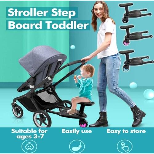 Baby Stroller Step Board Stopping Plate Twins Strollers Accessory Outdoor Activity Board Stroller Baby Seat Standing Plate