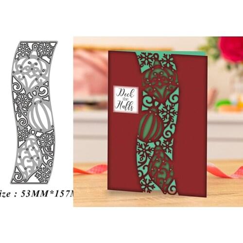 Christmas Lantern Snowflake Lace Metal Cutting Dies Stencil Scrapbooking Embossing 2021 New Christmas Craft Dies Diy Molds
