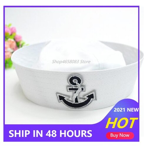Unisex Seaman Big Arrow Navy Cap Military Hats Captain Sailor Hat Cap Performance Sailor Navy Hat Cap with Anchor 2019