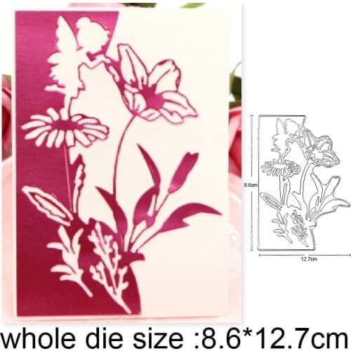 Angel Flower Border Metal Cutting Dies Stencils For DIY Dies Scrapbooking Photo Album Decoration Embossing Paper Card Craft Dies