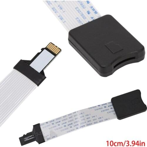 TF Male To MicroSD Female Card Reader Extension Adapter Cable For Phone GPS TV 34YC