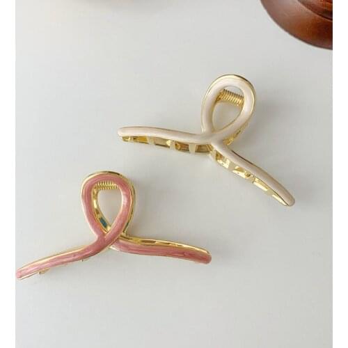 Women Girls Geometric Hair Claw Clamps Metal Hair Crab Women Hair Accessories Girls Hairpins Hair Claw Clips Ladies Ornaments Z