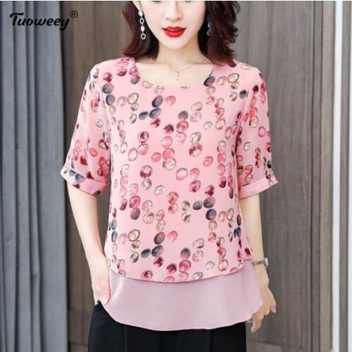 Plus Size Tunic Tops Aesthetic Vintage Chiffon Blouse Women Black Blusas Mujer De Moda 2021 Summer Korean Style 5XL long Shirts
