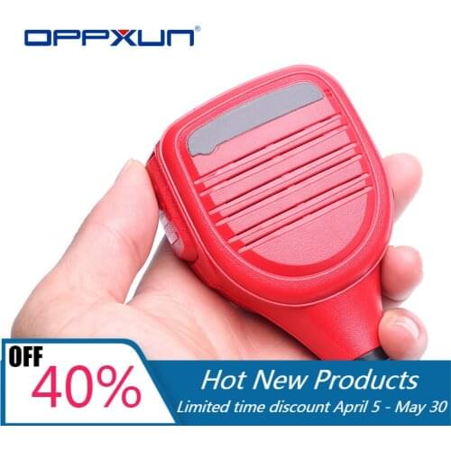 2021 Red Hand Microphone Speaker Mic for Kenwood Tk-3107 Baofeng UV-5R BF-888s GT-3TP Walkie Talkie Two Way Radio dropshipping