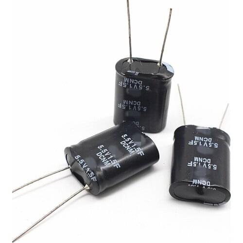 3pcs 5.5V 1.5F Combined capacitance Energy Storage Memory 5.5V1.5F