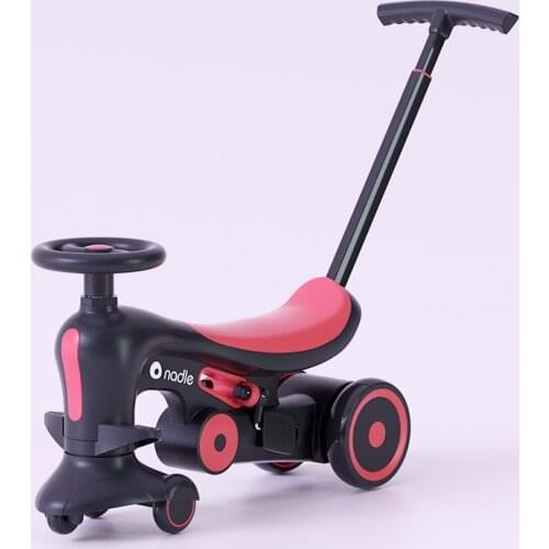 4 in 1 Childrens Scooter Twisted Car Balance Car Tricycle multi-function Baby Stroller Outdoor Toys For 1-6 Years Old