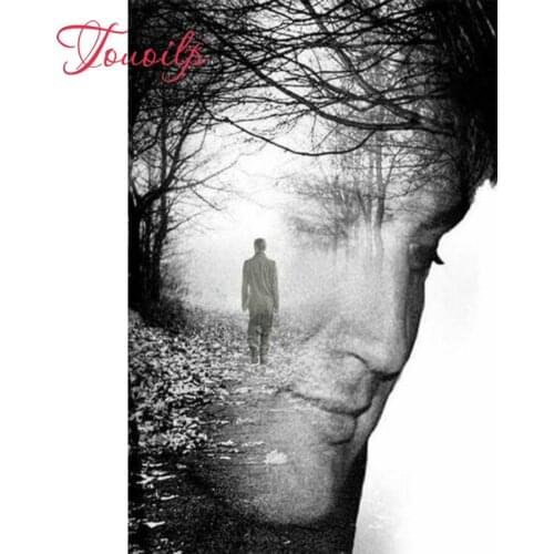 Touoilp DIY,Full Square,Diamond Embroidery,Elvis Presley Tree Photo custom,Diamond Painting,Cross Stitch,3D,Diamond Mosaic,Decor