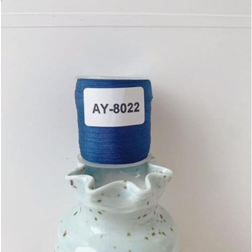 AY-8022 A Roll Wholesale 2mm-36mm 100% Pure Silk Embroidery Ribbons Handcraft Supply Double Faced Thin Taffeta Silk Ribbon