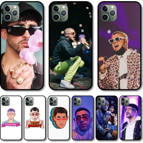 Bad bunny yonaguni Phone Case cover For iphone 12 pro max 11 8 7 6 s XR PLUS X XS SE 2020 mini black cell shell