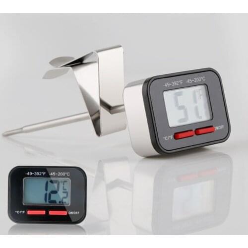 Digital Hand Drip Coffee Thermometer ℃ ℉ Food Milk Handdrip Kettle Thermometers