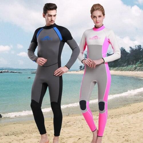 3mm Snorkeling Wetsuits Valentines Day Gift Wetsuit Men and Women Couple One-piece Full Body Wet Suit Surfing Diving Suits