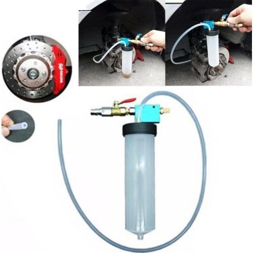 JX-LCLYL Car Brake System Fluid Bleeder Kit Hydraulic Clutch Oil Exchange One Man Tool