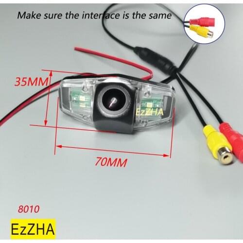 EzZHA HD Fisheye Lens Starlight Car Rear View Backup Parking Camera For Honda Pilot Accord Civic EK FD Odyssey Acura TSX