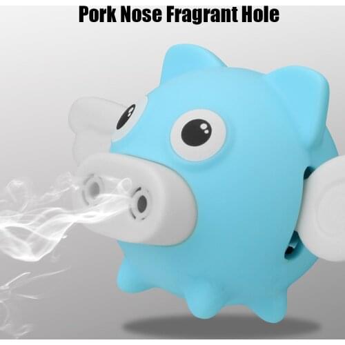 Cartoon Flying Pig Car Air Freshener Smell Aroma Diffuser Shaking Wings Vent Clip Outlet Air Fragrance Auto Interior Accessories