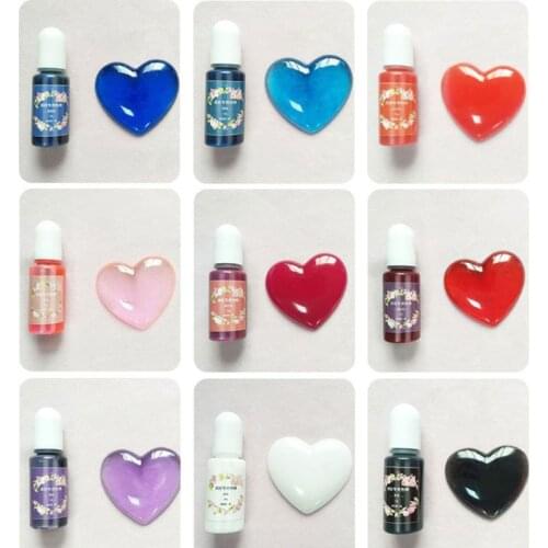 20 Color Epoxy Resin Pigment Kit Liquid Epoxy Resin Colorant Dye Jewelry Making