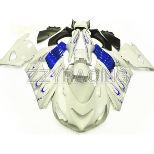 Complete Fairings Fit for Kawasaki ZX14R 2006 2007 2008 2009 2010 2011 Year ZZ-R1400 06 - 11 ABS Plastic Bodywork Ivory White