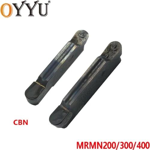 OYYU 1pcs MRMN CBN MRMN200 MRMN300 MRMN400 MRMN 200 300 400 Diamond Boron Nitride Round Head Slotted Cutter Inserts Lathe Tools