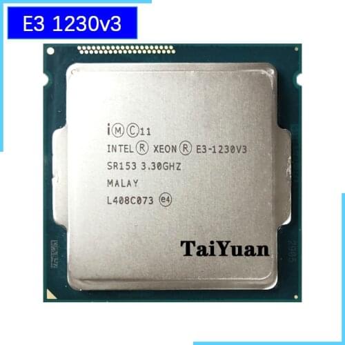 Intel Xeon E3-1230 V3 E3 1230 V3 E3 1230V3 3.3 GHz Quad-Core CPU Processor 8M 80W LGA 1150