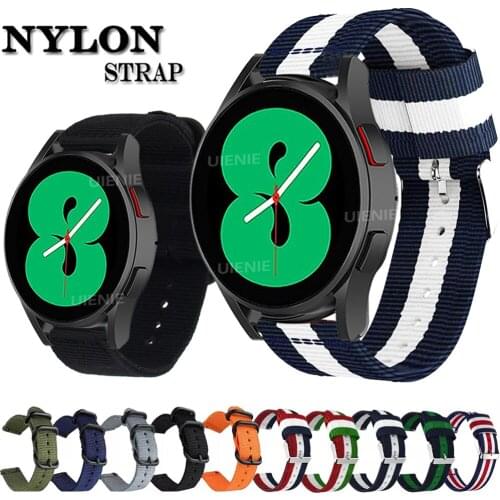 20/22mm Nylon Watchband for Samsung Galaxy Watch 4/ 3 Strap Bracelet Watch Band for Galaxy Watch 4 Classic 42mm 46mm 40mm 44mm