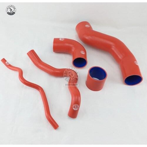 Silicone Turbo Induction Hose Pipe For V.W Golf IV MK4 BORA 1.8T JETT A 96-05 (5PCS) red/blue/black