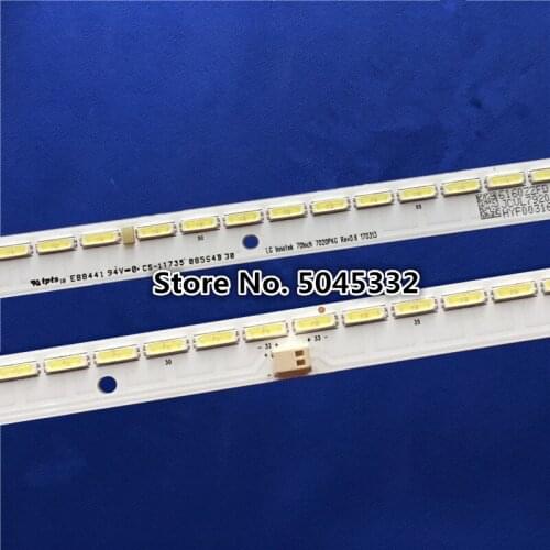 514mm LED Backlight strip 64leds For Sharp 70inch LCD TV Monitor LCD70LX640A 01VB058A003 GK0387 JE695D3GW80G LK695D3LA88