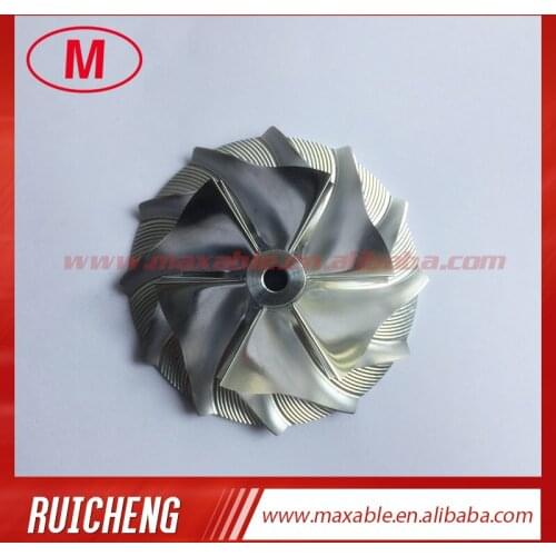 TD03 39.60/56.00mm 6+6 blades turbo Billet/milling/aluminum 2618 compressor wheel