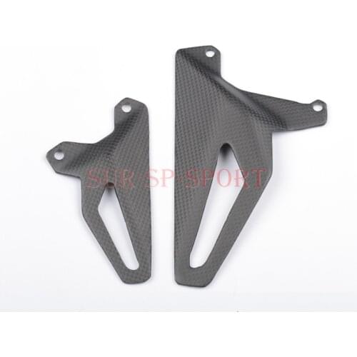 Heel Plate Guard Cover For Ducati V4 V4S Streetfight V4 Full Carbon Fiber 100