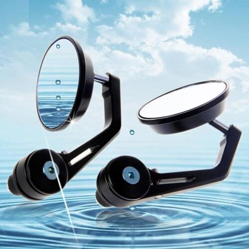 7/8 Inch 22MM Mirror Universal Motorcycle Rearview Mirror Aluminum Alloy Round Shaped Motorcycle Handlebar Rear View Mirror #816
