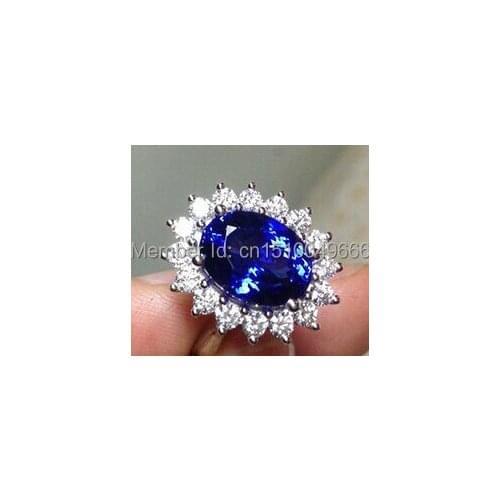 FREE SHIP >>Fine Jewelry Brand Stunning Womens White Gold Filled Royal Ring Size