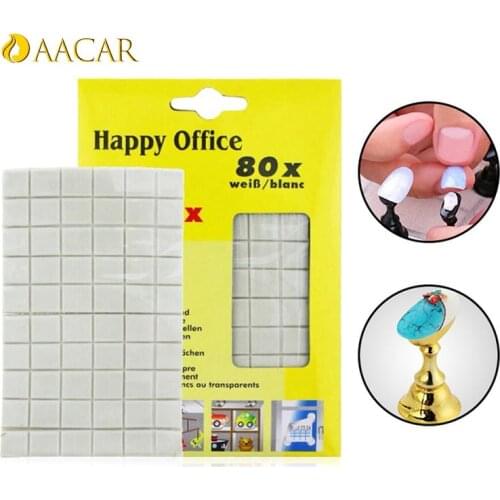 1 Sheet Multi-Purpose Adhesive Glue Clay Stick Care Plasticine Tips DIY Manicure False Nails Tips Decoration Fix Glue Nail Art