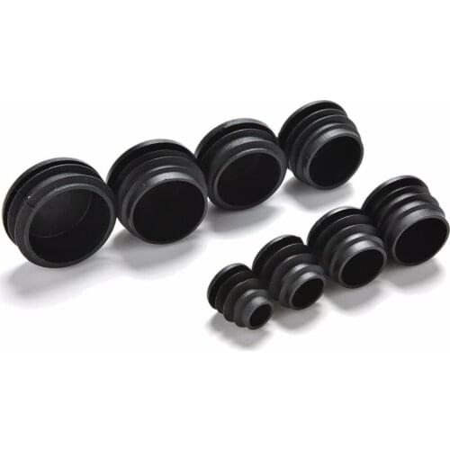 10Pcs/lot Plastic Furniture Leg Plug Blanking End Cap Bung For Round Pipe Tube Out Diameter: 16/19/22/25/28/30/32/35mm
